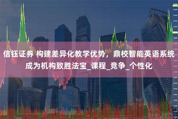 信钰证券 构建差异化教学优势，鼎校智能英语系统成为机构致胜法宝_课程_竞争_个性化
